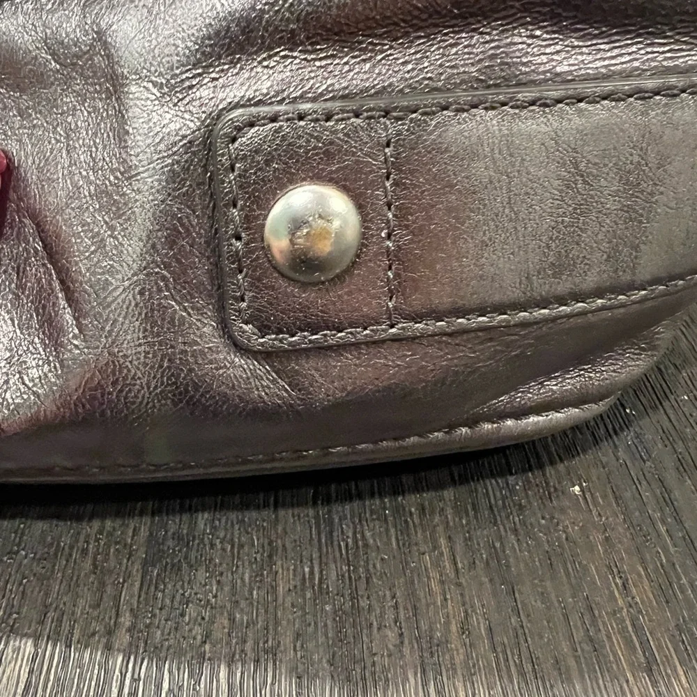 Coach Leather Zoe Hobo Bag